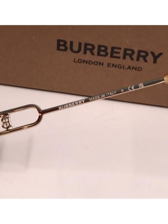 New Authentic Burberry BE3128 1808 Gold Eyeglasses